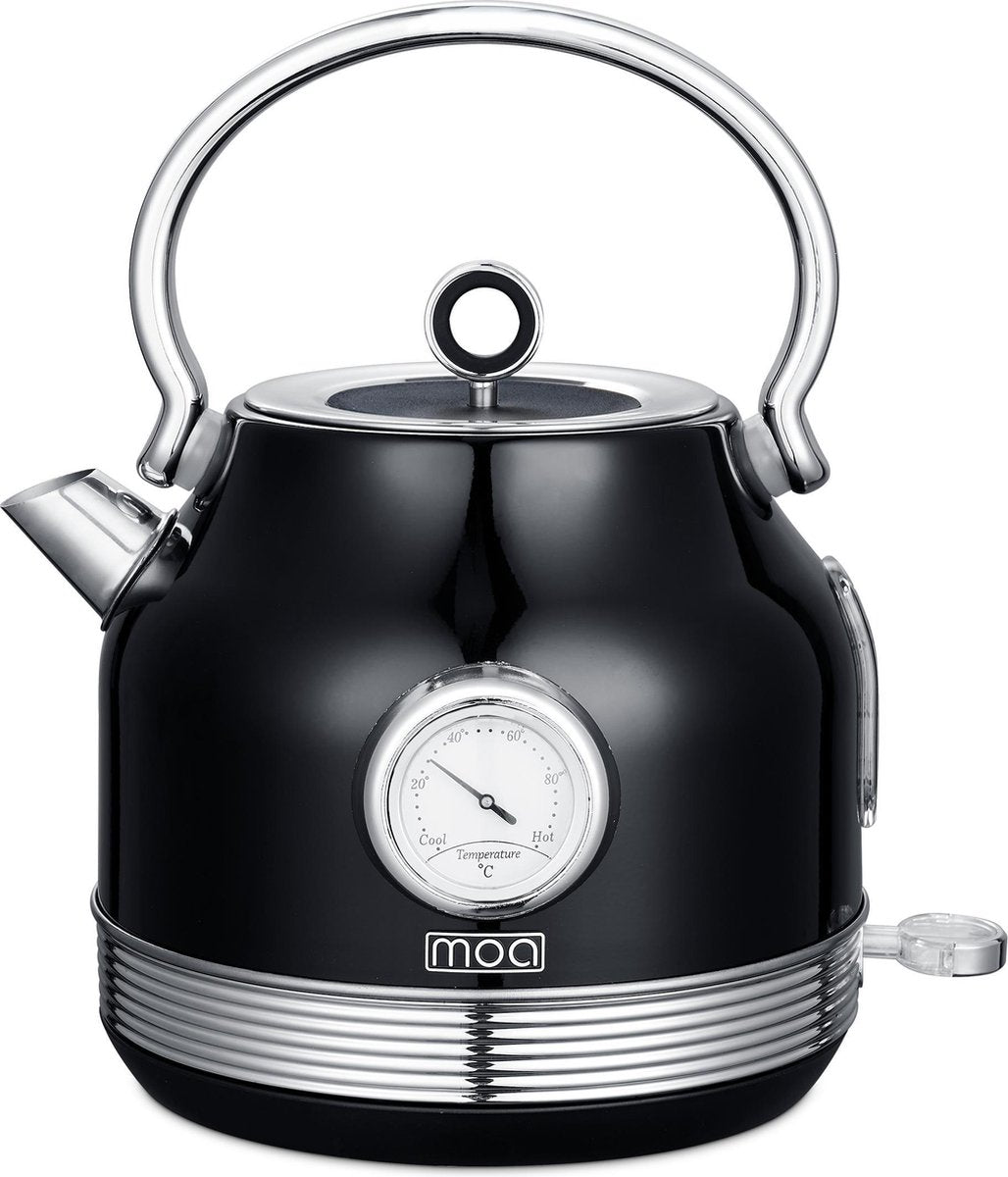 MOA Waterkoker Retro Zwart 1