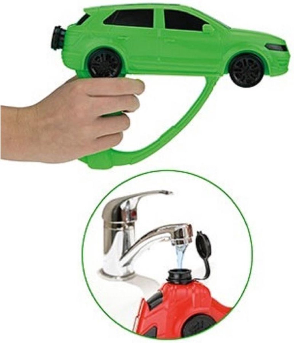 Auto waterpistool/waterpistolen groen 30 cm.