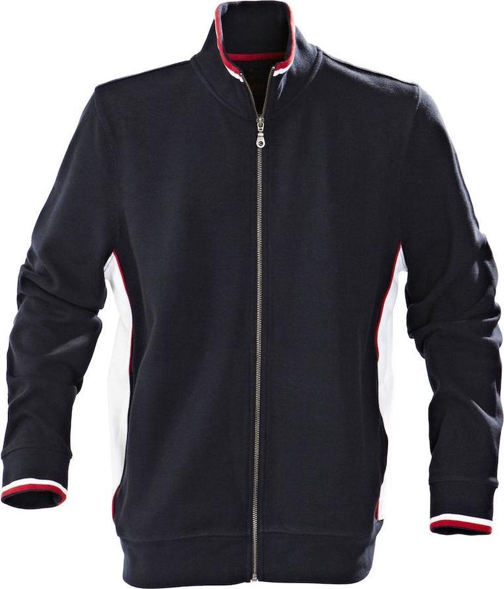 Harvest Atlanta Piqué Jacket Vest Navy 2132018 - Maat XXL