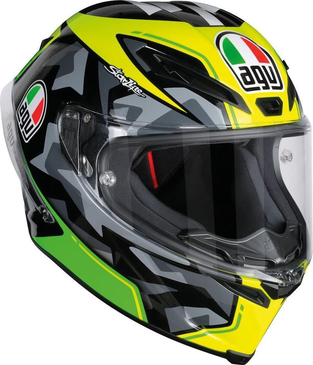 AGV Corsa GT R Espargaro 2016 zwart/grijs/geel/groen