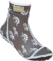 Duukies - Jongens UV-strandsokken - Dino Grey - Grijs - maat 32-33EU