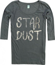 Replay shirt met studs 3/4 mouw - Maat XS