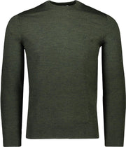 Calvin Klein Trui Groen Getailleerd - Maat L - Heren - Herfst/Winter Collectie - Wol