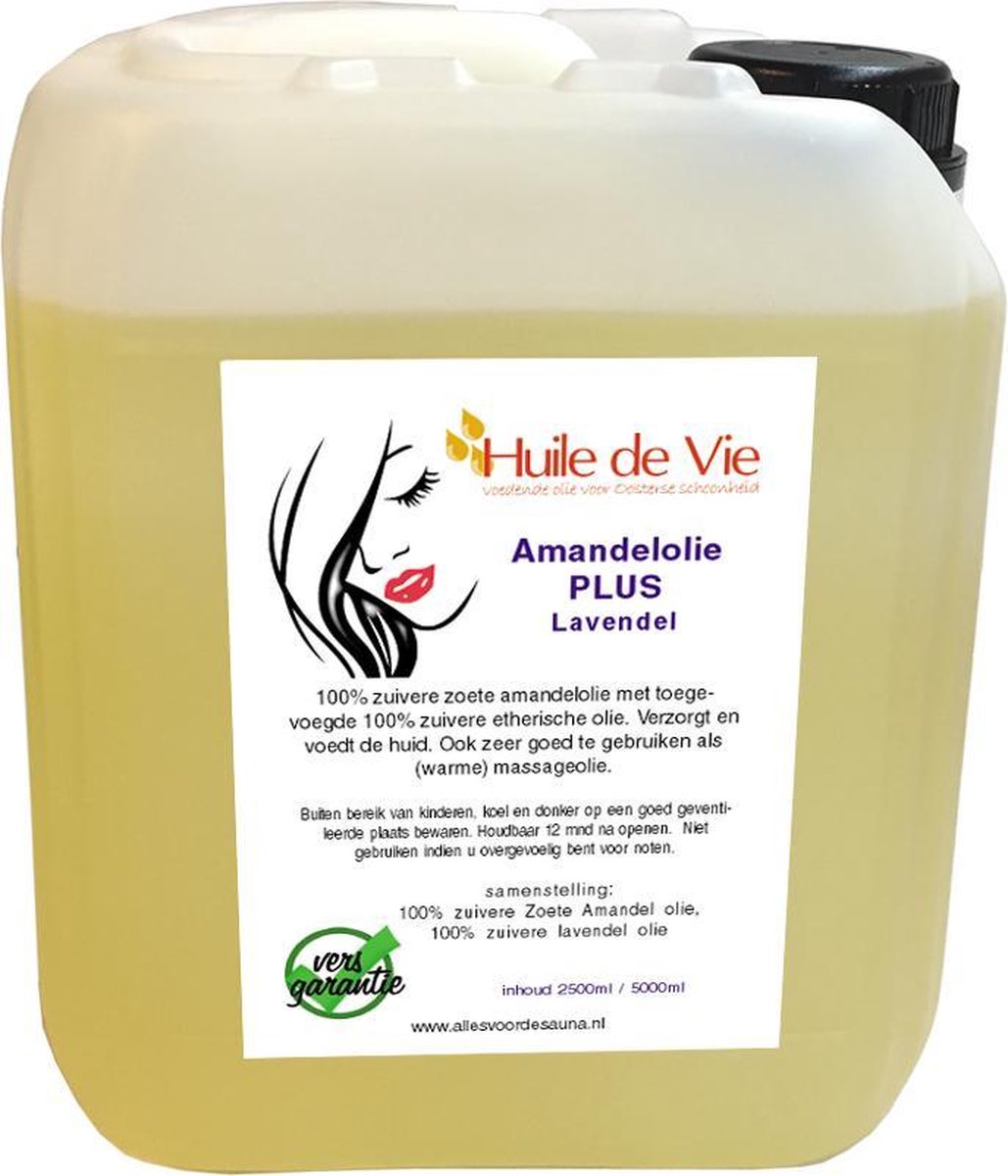 Amandelolie PLUS Lavendel 5 Liter zuiver