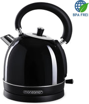 Deuba Waterkoker Retro - zwart
