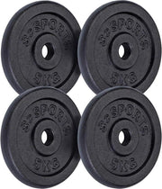 ScSPORTS® 20 kg Halterschijven set - gietijzer - 30 mm - 4x5 kg - Gewichten