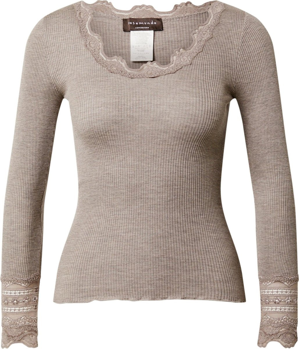 Rosemunde shirt Lichtbruin-M