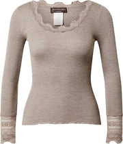 Rosemunde shirt Lichtbruin-M