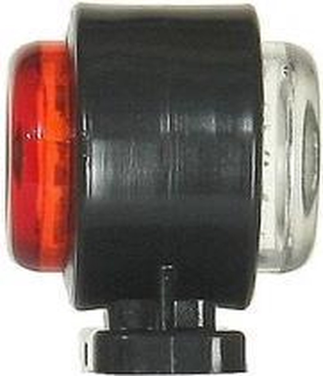 Zijmarkeringslicht 12/24V LED - Rood/Wit 6x LED 02 1.2 L1162