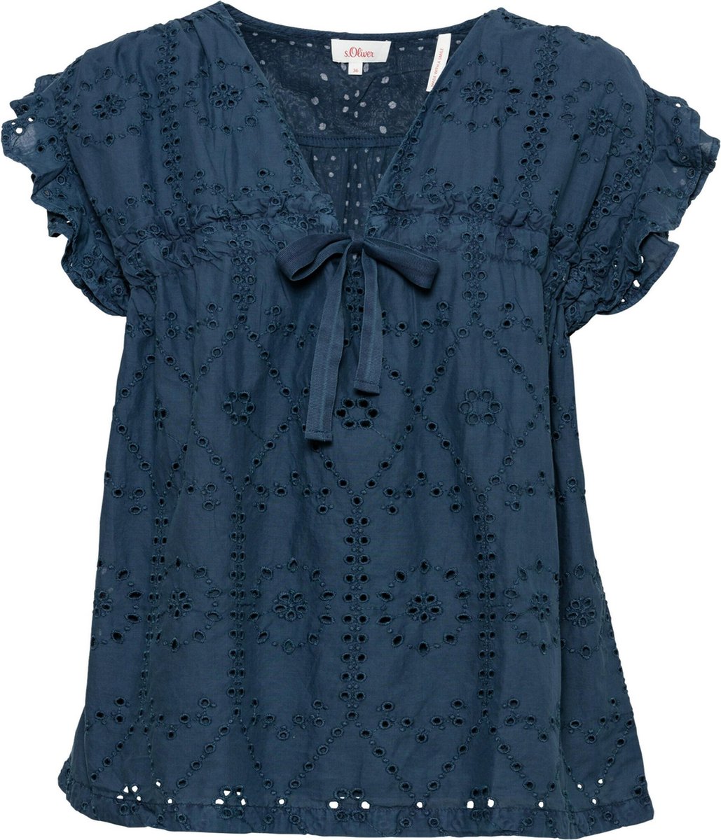 S.oliver blouse Blauw-36 (S)