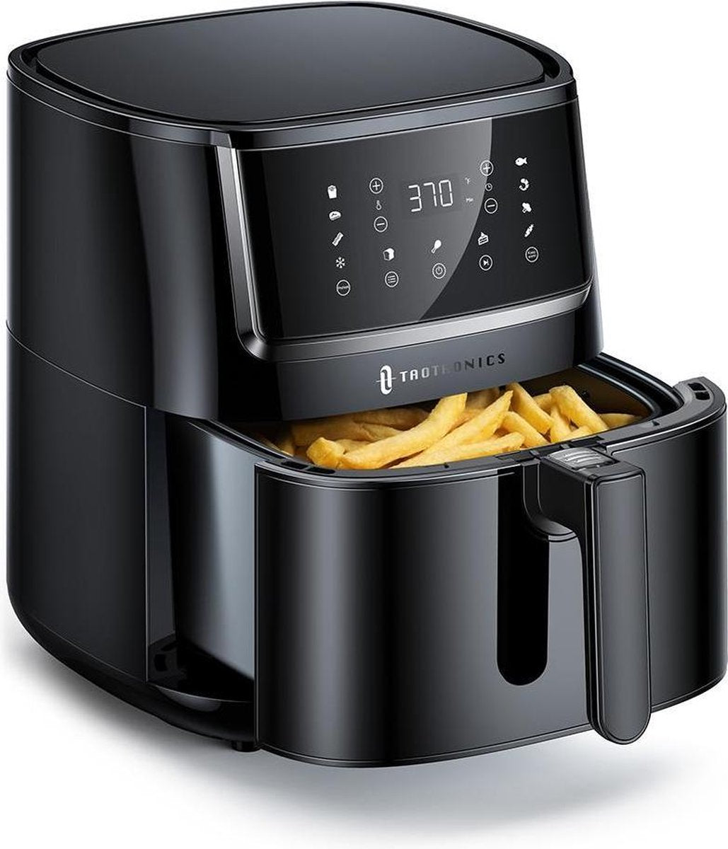 TaoTronics TT-AF001 Air Fryer  Large 6 Liter 1750W Air Frying Oven Met Touch Control Panel