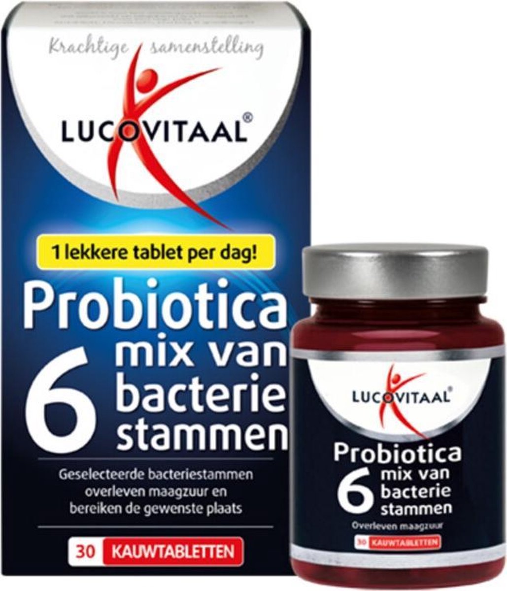 Lucovitaal Probiotica Voedingssupplement - 30 Kauwtabletten