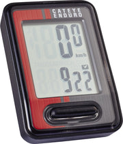 Cateye CC-ED400 Enduro - Fietscomputer - Bedraad - Off-road - Rood / Zwart