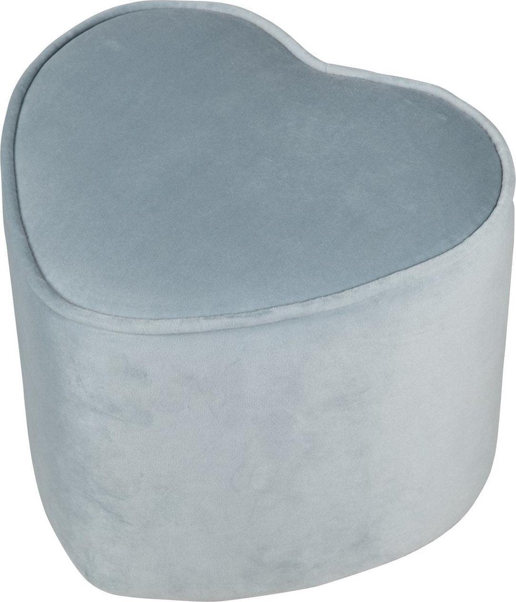 Roba Poef Lil Sofa Junior 24 Cm Fluweel Blauw