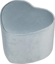 Roba Poef Lil Sofa Junior 24 Cm Fluweel Blauw