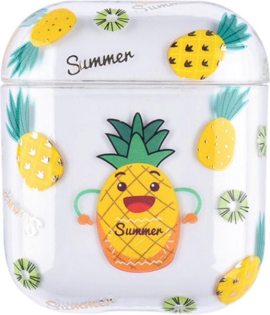 Hidzo Hoes Voor Apple's Airpods - Blije ananas