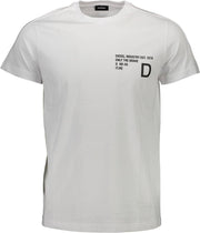 Diesel T-shirt Wit L Heren