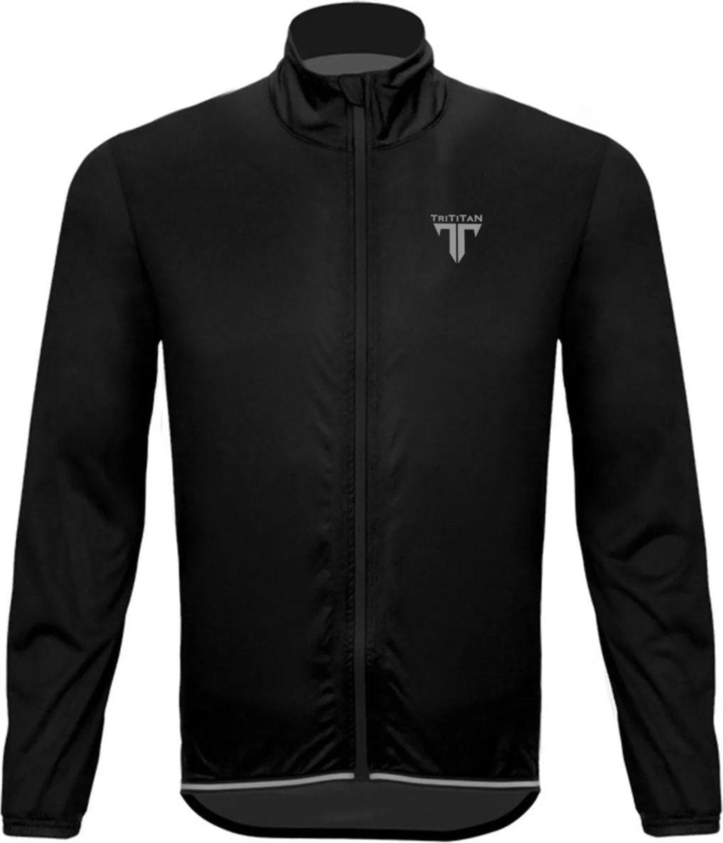 TriTiTan Unisex Taped Rain- and Wind Coat Black XS