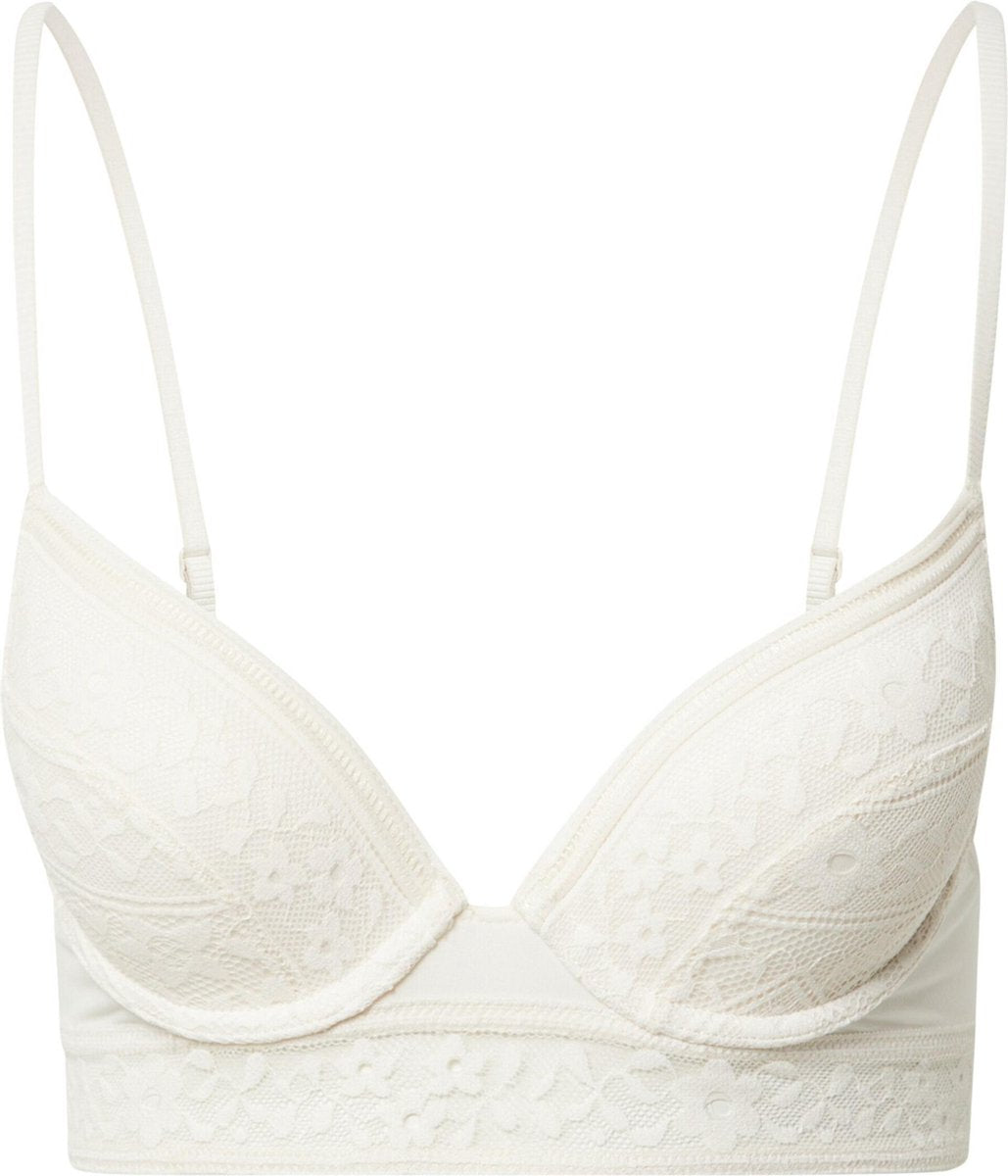 Etam bh fleurette Parelwit-90 (80)-B