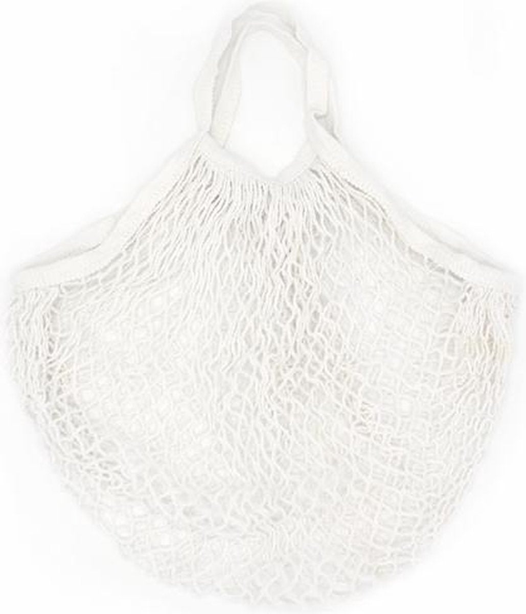 Nettas - boodschappen tas - net - katoen - naturel - herbruikbaar - eco - fruittas - mesh