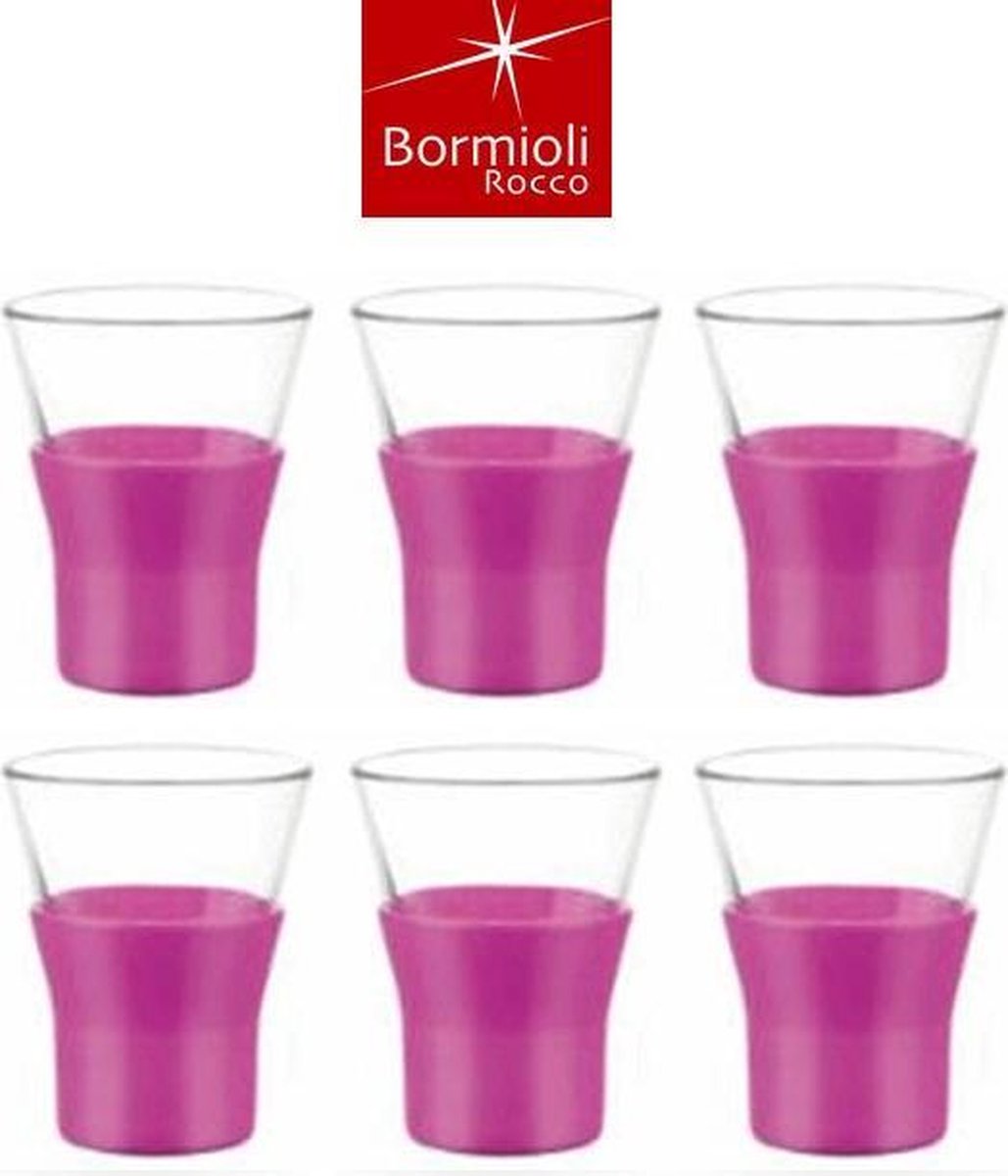 Bormioli Rocco Ypsilon Brio Cappuccinoglazen - PAARS - 6 Delig