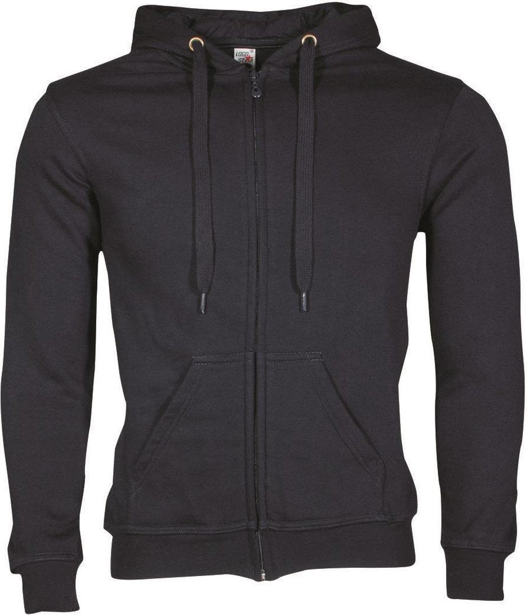 Logostar sweatvest met capuchon ‘Best Deal’ L navy