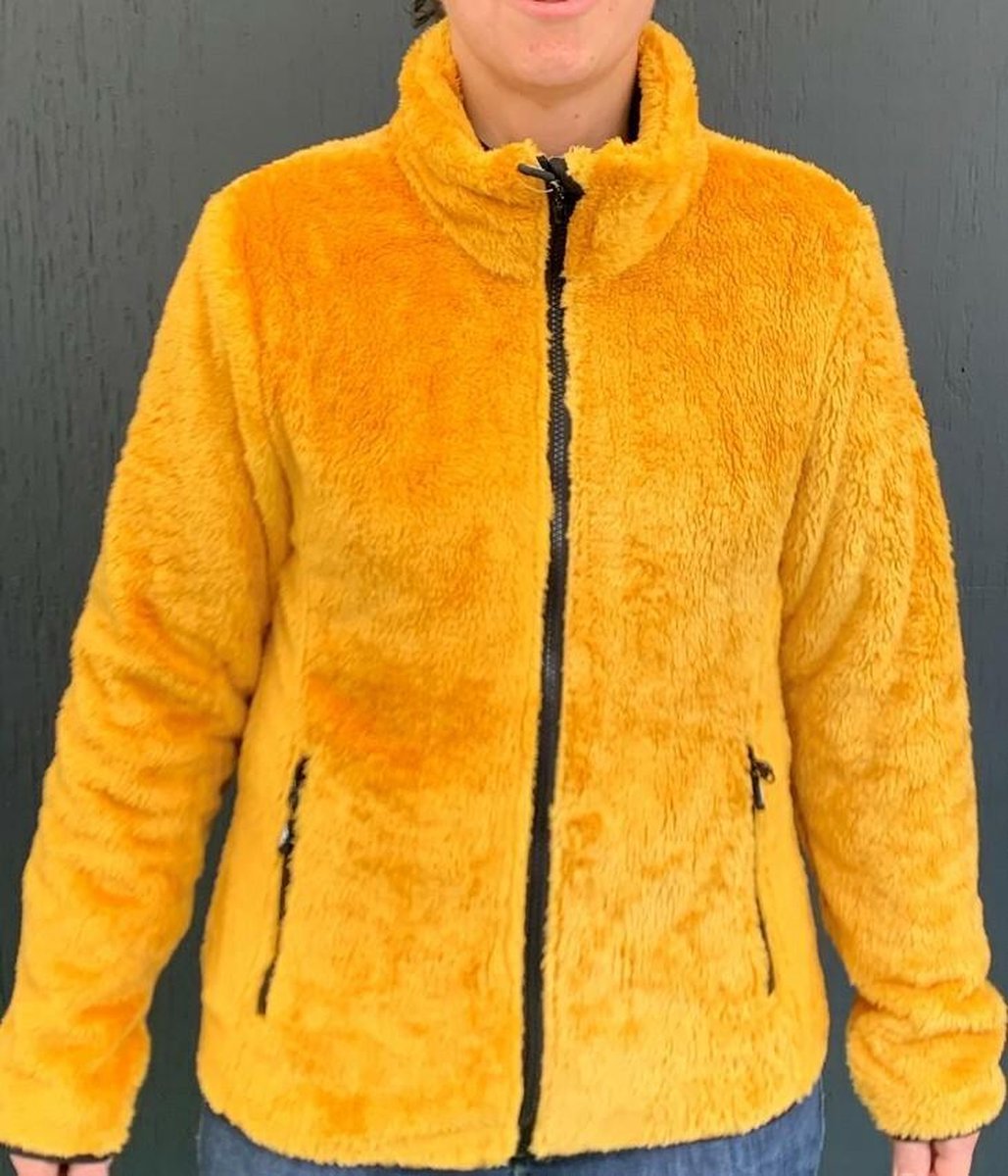 Nordberg fleece vest EVY yellow - maat M