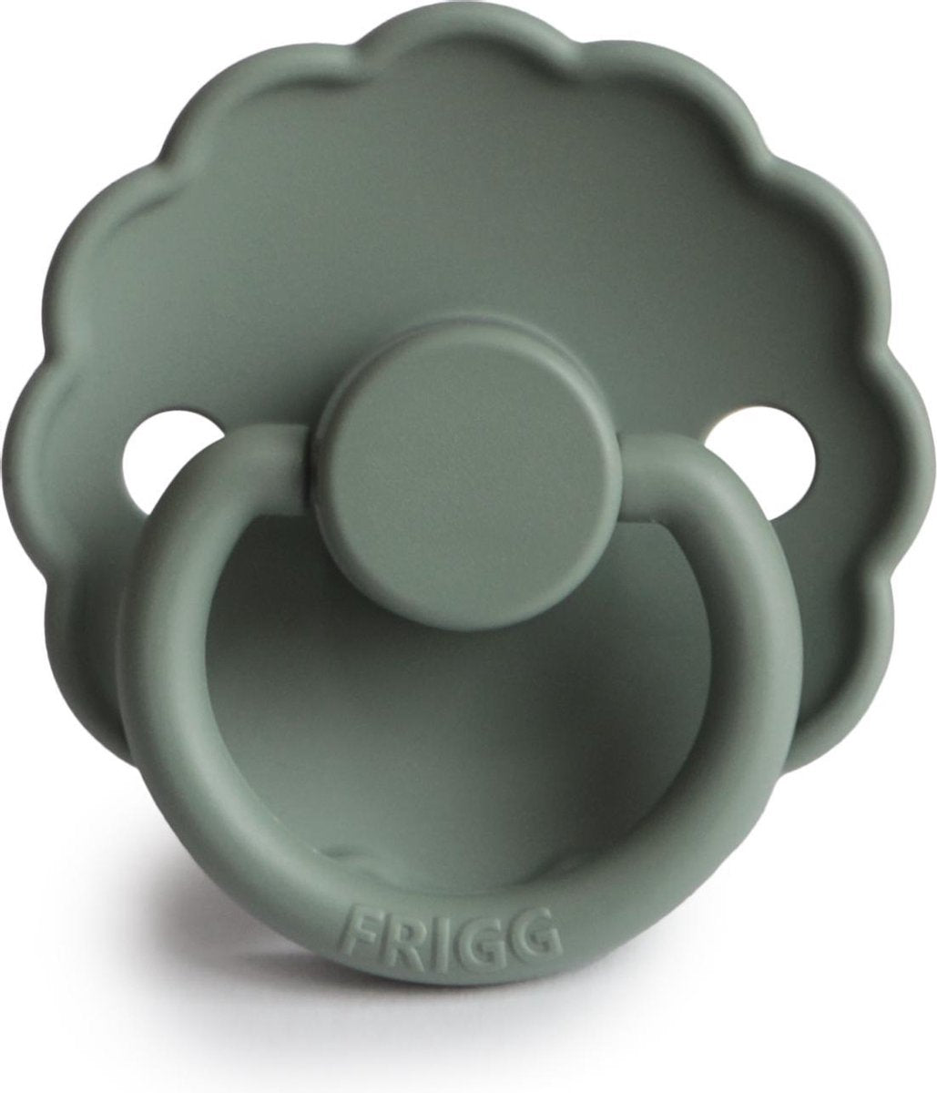 FRIGG Fopspeen Daisy maat 1 - 0-6 maanden - Lily Pad - Natuurrubber