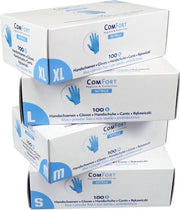 Mix Handschoenen nitril blauw maat M en maat L - bacteriën virussen wegwerp handschoenen Nitril handschoen poedervrij - 200 stuks