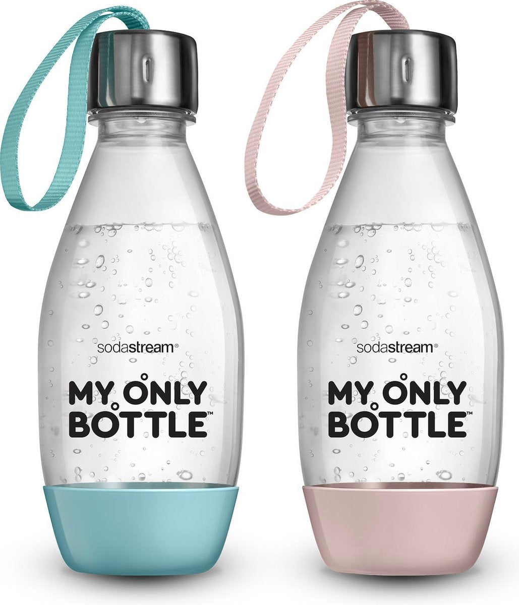 SodaStream My Only Bottles Duopack - Met draagkoortje - 0.5L - 2 flessen