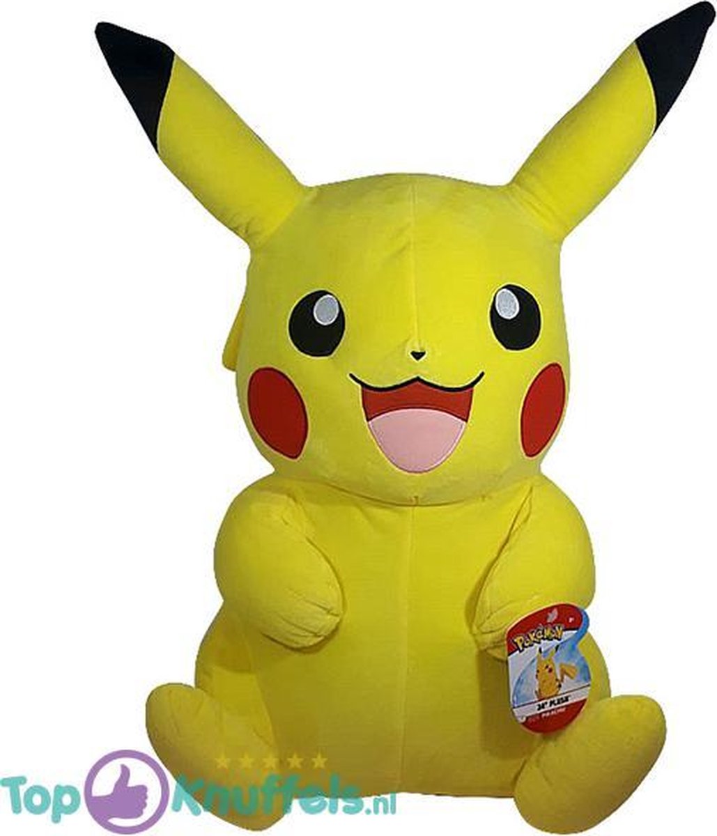 Pokemon XXL Pluche Knuffel Pikachu 60 cm | Pokemon Plush Toy | Pokemon Peluche Knuffel voor kinderen | Extra grote knuffel!