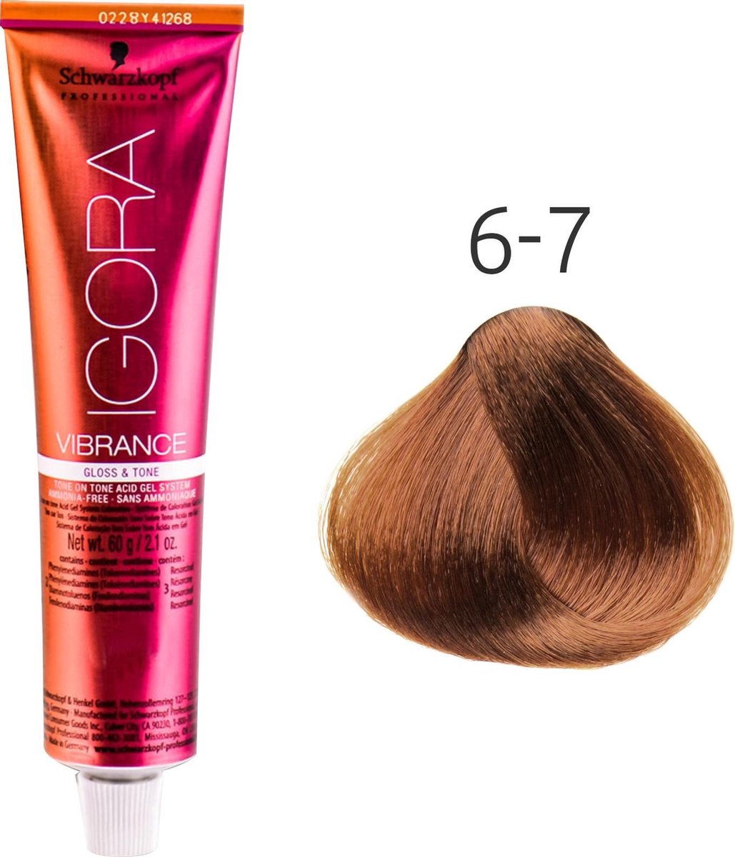 Schwarzkopf Igora Vibrance Gloss & Tone 6-7 60ml