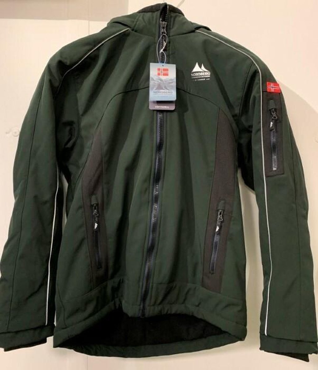 Nordberg heren winterjas Ole green - maat 4XL
