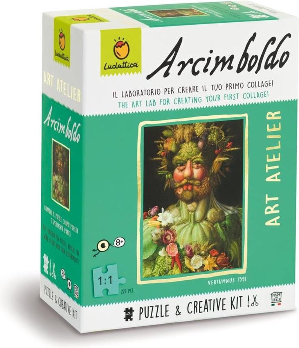 Ludattica Puzzel en Creatieve Set Art Atelier Giuseppe Arcimboldo 224 st
