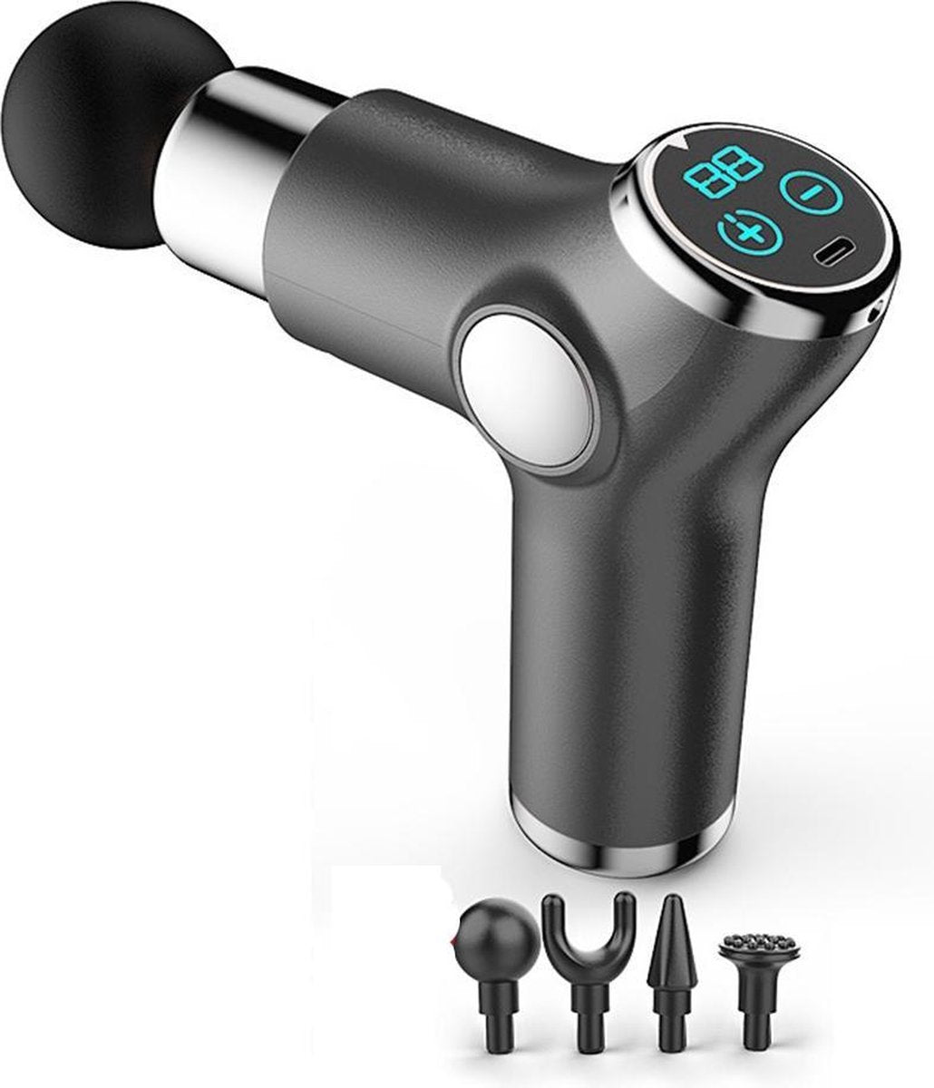 Vastu Spiermassagepistool - Spiermassager - 32 snelheden - 6 niveaus - Lange Batterijduur - Spierherstel - Sportmassage - Spierstimulator - Blessure
