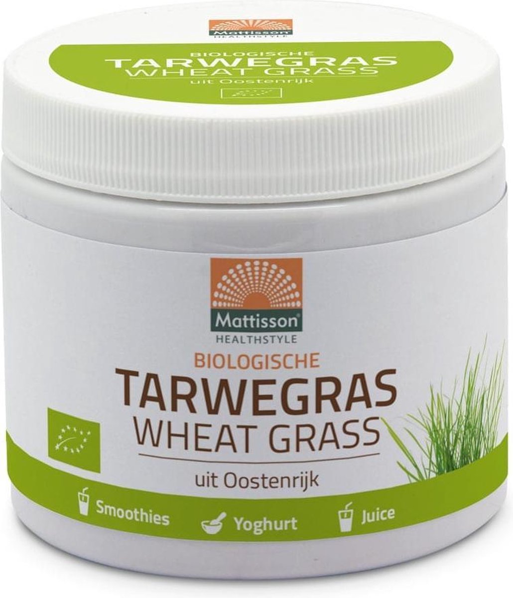 Mattisson Tarwegras Poeder Bio 125Gr