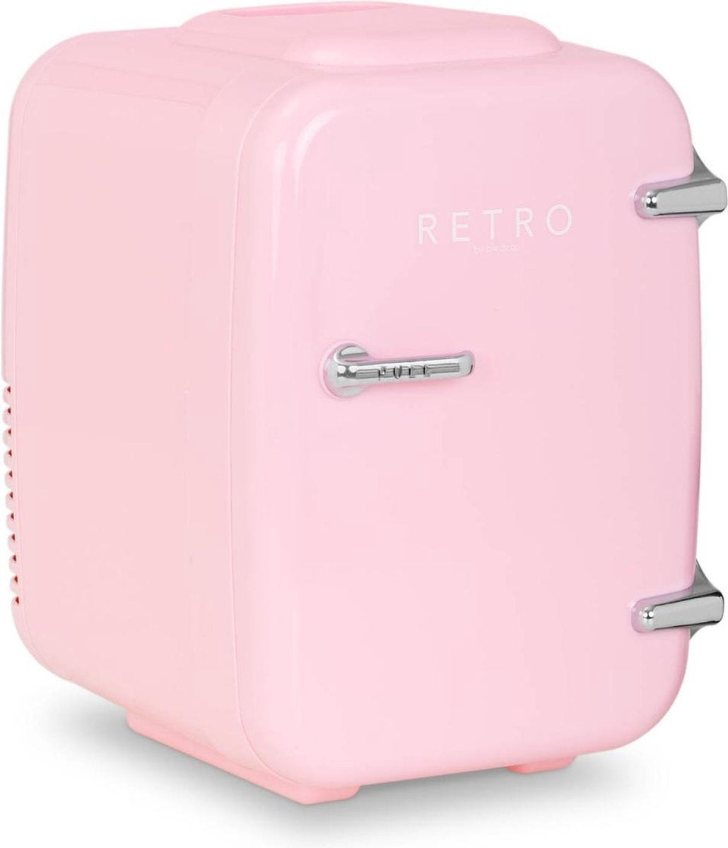 Bredeco Mini-koelkast - 4 L - roze