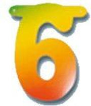 Cijfers van karton 6