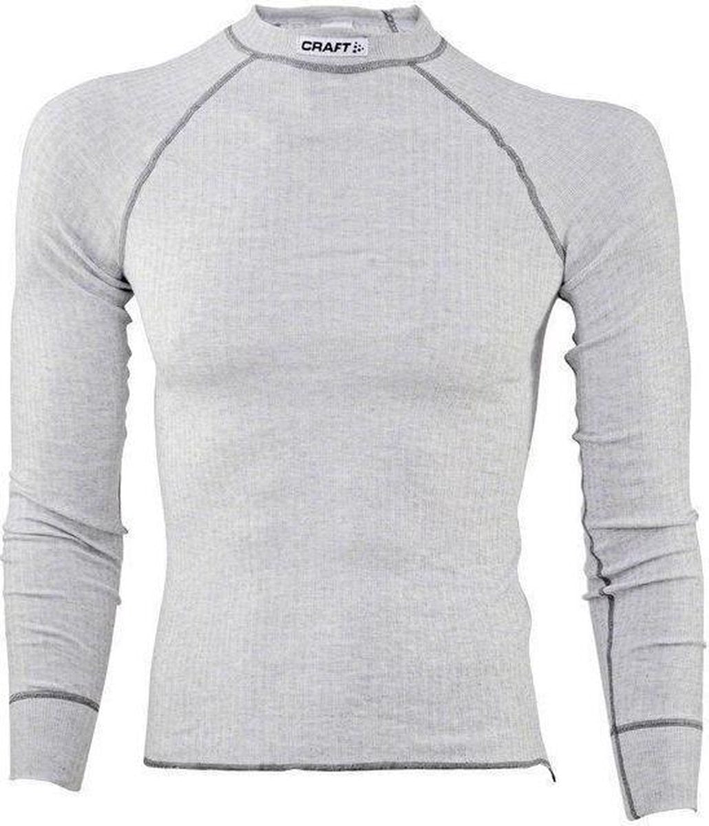 Craft active mens longsleeve grijs - mt XL
