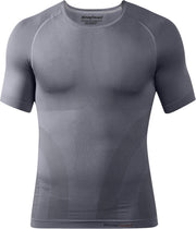 Knapman Compressie Shirt Ronde Hals Heren | Grijs | Maat XXL