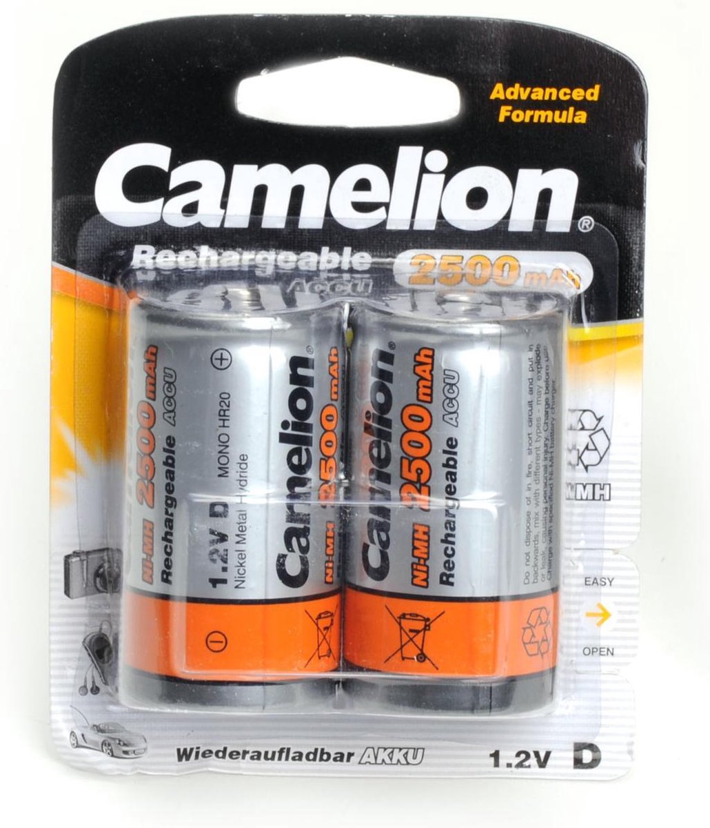Camelion 17025220 huishoudelijke batterij Oplaadbare batterij Nikkel-Metaalhydride (NiMH)