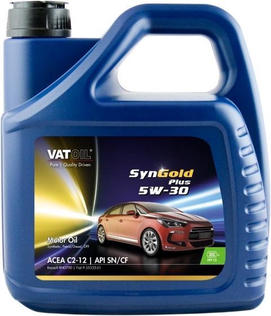 Vatoil Motorolie Syngold Plus 5w-30 4 Liter (50019)