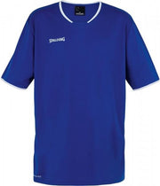 Spalding Shooting SS Shirt Unisex - Blauw / Wit - maat L
