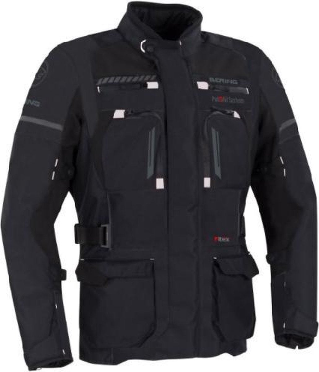 Bering Boston Black Motorcycle Jacket M