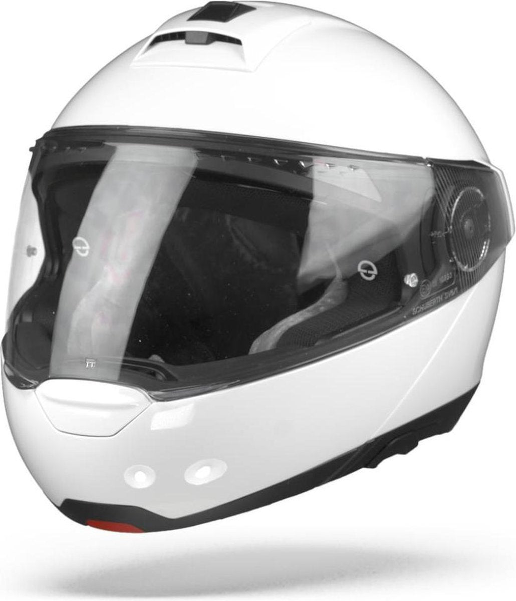Schuberth C4 Pro Wit Systeemhelm - Motorhelm - Maat XXL