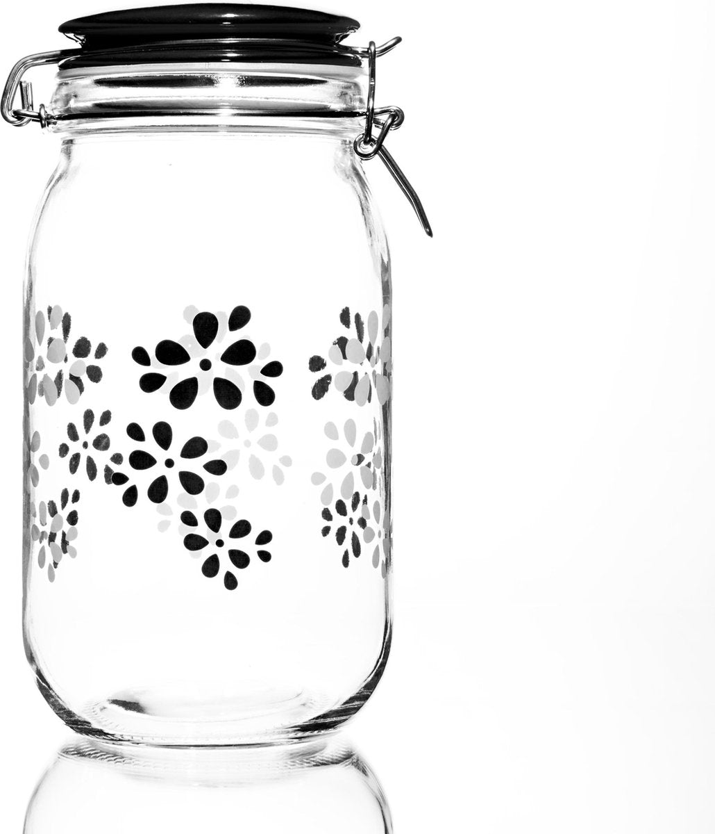Zak!Designs - Lily Voorraadpot - Incl. Vergrendelbaar Deksel - Glas - 1