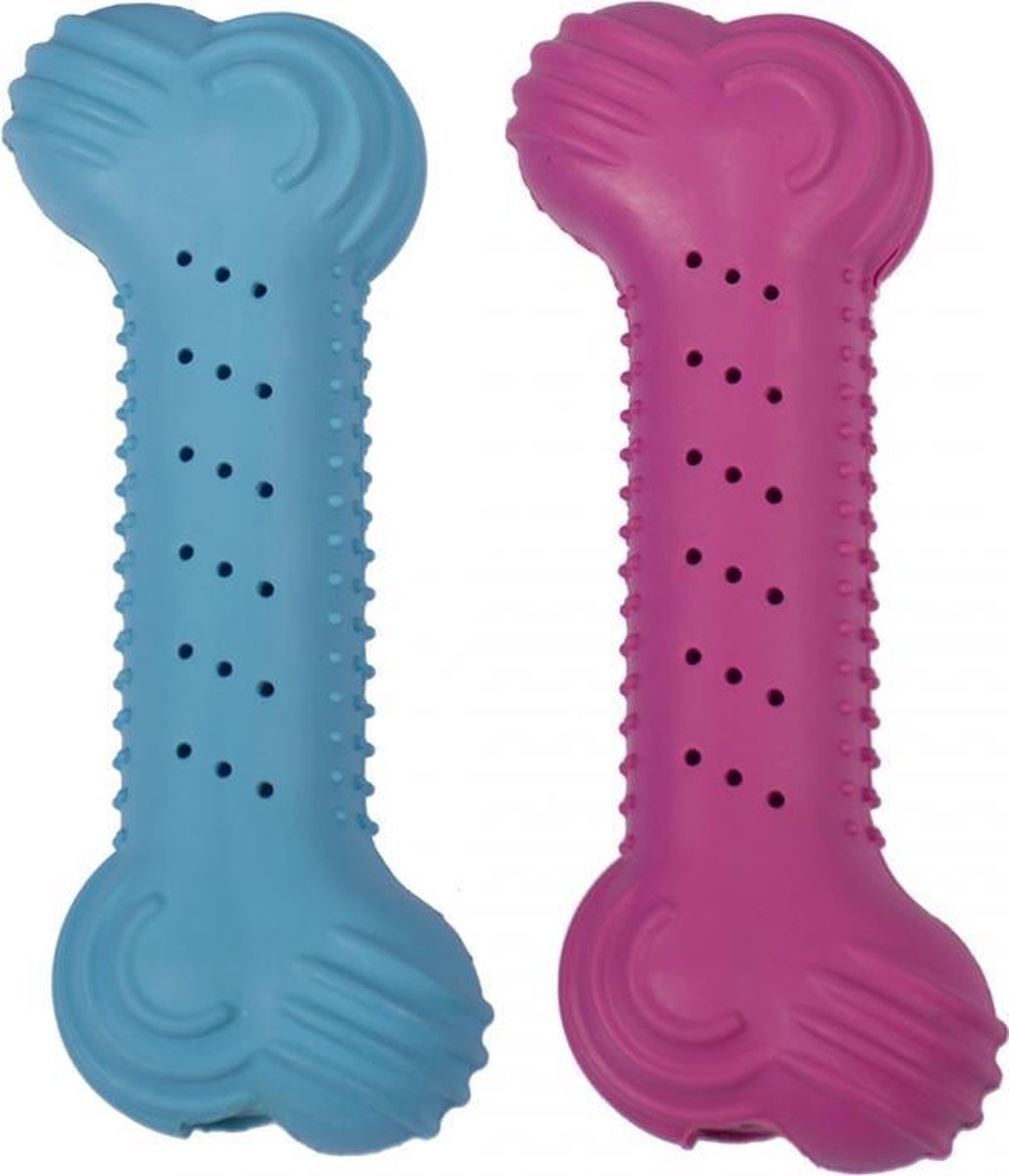Duvo+ Rubber crunchy been Gemengde kleuren L - 18cm