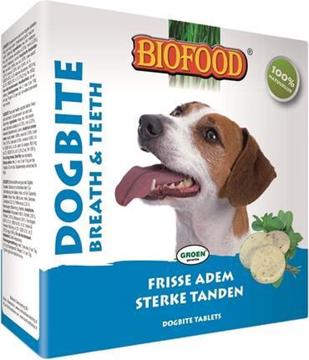 Biofood dogbite hondensnoepje naturel (tandverzorging) - 55 st - 1 stuks
