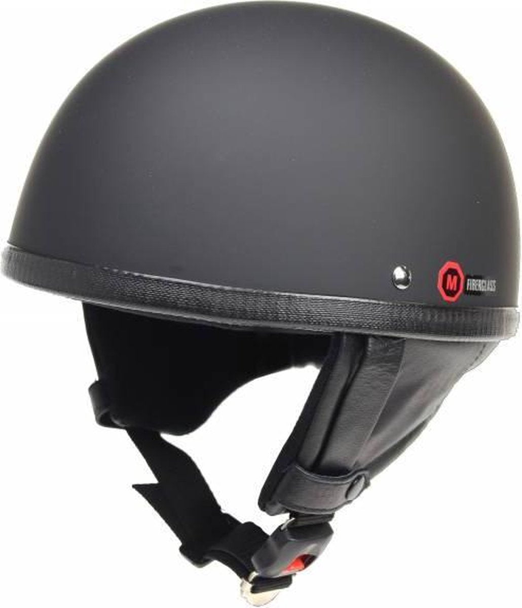 Redbike RB-500 classic pothelm mat zwart | retro helm | maat XL