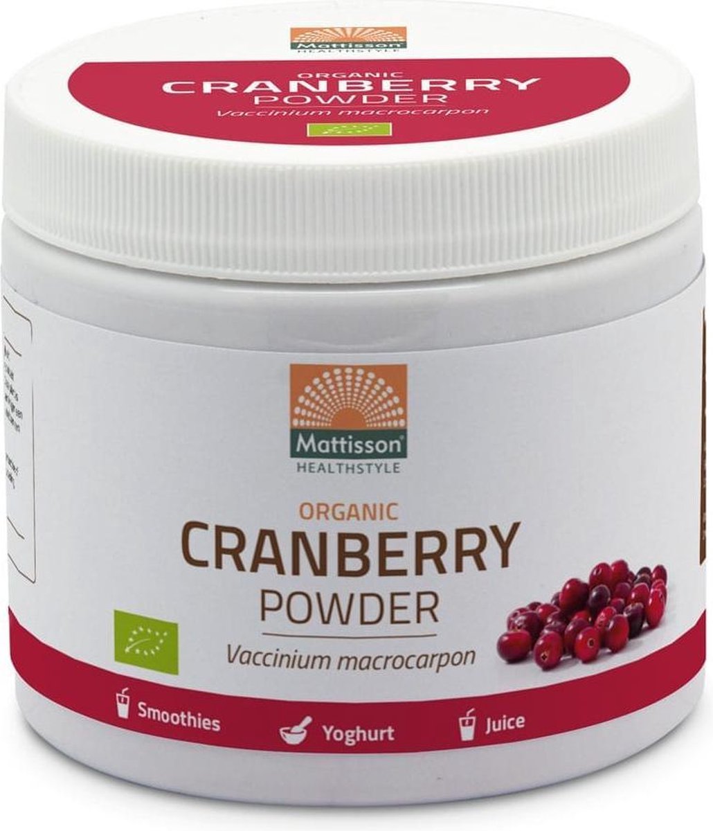 Mattisson - Cranberry Poeder - 125 gram